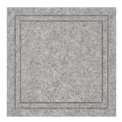 Chart Soft Gray 24x24"