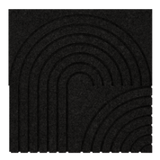 Curved Black 24x24"
