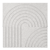 Curved White 24x24"
