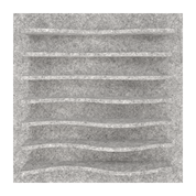 Wave Soft Gray 24x24"
