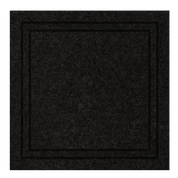 Chart Black 24x24"