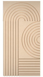Curved Ivory 24x48"