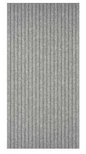 Lines Soft Gray 24x48"