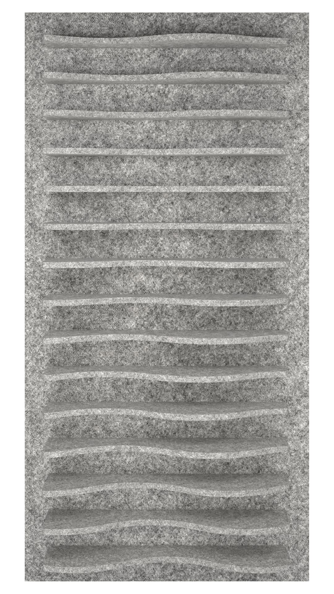 Wave Soft Gray 24x48"