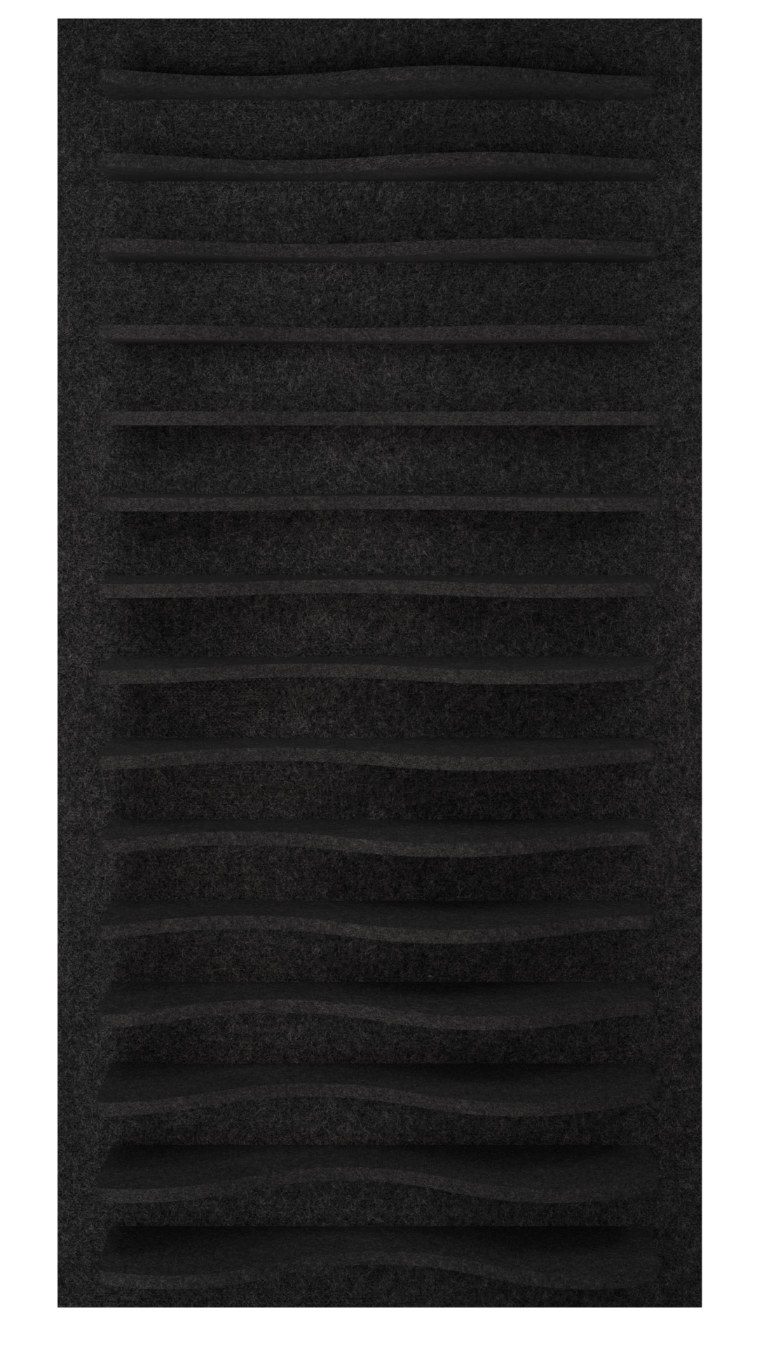 Wave Black 24x48"