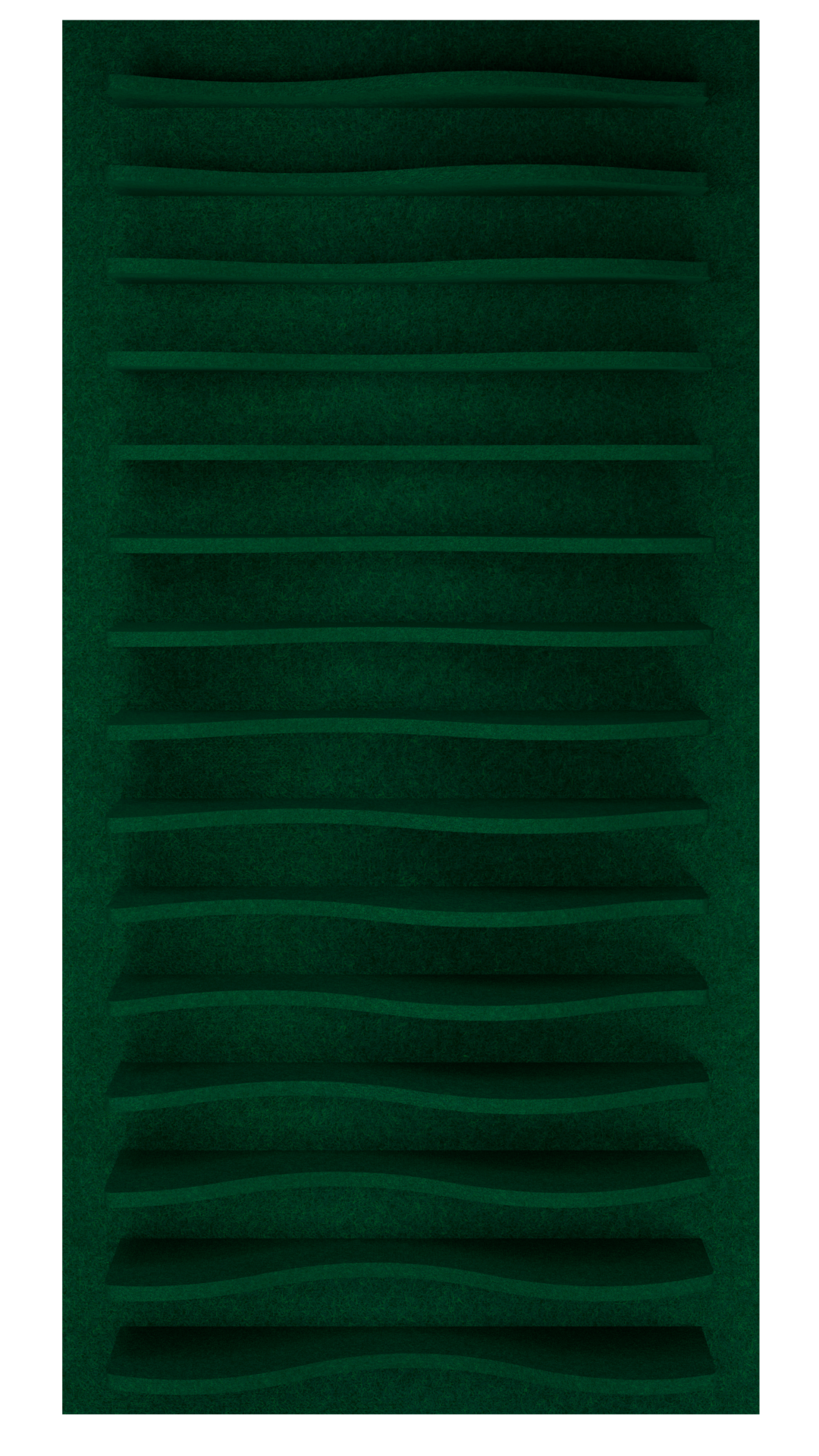 Wave Forest Green 24x48"